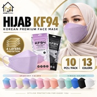 【Headloop KF94】𝐒𝐀𝐋𝐄 4ply Face Mask Head Loop k94 mask headloop KF94 Hijab 3D Face Mask Korea