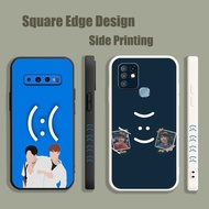 Bad buddy thai drama DX008 For OPPO A5 A9 A53 A32 A7X Reno 6 5 Z 2020 5G Phone Case Square Edge