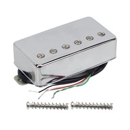 FLEOR 1PC LP กีตาร์ Alnico 5 Humbucker Pickup 4-ตัวนำคอหรือสะพานกีตาร์ไฟฟ้าอะไหล่