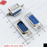 [10 Pieces]- DB9 Male Port 9 Pins 2 Rows Solder Electronic Wire Connector 886