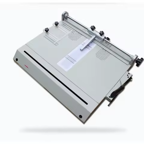 A4 Vertical Loading Book Cover Making Machine Hot 600 * 520 MM Hardcover Making Machine DC-100H, Har