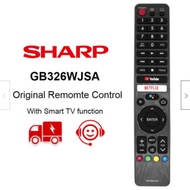 SHARP ANDROID 2T C32CG1X GB326WJSA Remote Control fit for SharpTV 2T-C32BE1T 2T-C32BG1X 2T-C32BG1I 2