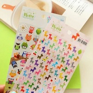9.9 Yuan Free Shipping petlt Giraffe/Owl Paper Decoration Sticker