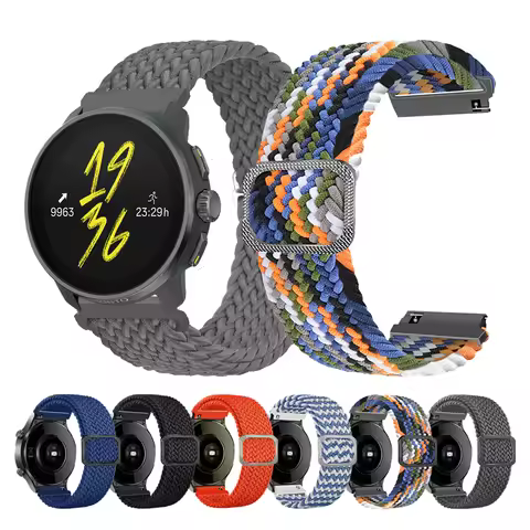 20mm 22mm Nylon Loop Strap For SUUNTO OCEAN/VERTICAL/RACE Smart Watch Band Replace For SUUNTO 9 5 PE