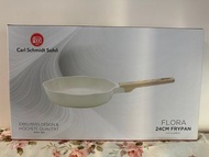 Germany Carl Schmidt Sohn (1829) FLORA 24cm Single Handle Cast Aluminum Frying Pan 德國卡爾牌24厘米單柄鑄鋁平煎盤
