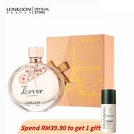 LONKOOM Minyak Wangi Paris Lover EDP Female Perfume Valentines Gift Floral-Fruity Fragrance Spray (1