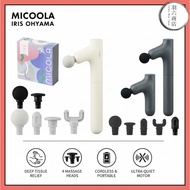 IRIS OHYAMA MICOLA FRT-M01 Portable Percussion Massage Gun (255g, 40dB) | Relieve muscle pain, stiff