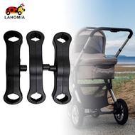 LAHOMIA 3 Pieces Stroller Connectors Sturdy Pram Twins Detachable Two Single Strollers Become A Doub