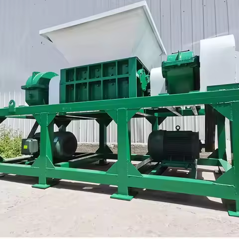 Metal Plastic Shredder Machine Small Metal Scrap Crusher Metal Plastic Iron Scrap Plastic Shredder M