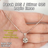 Silver Necklace 925 Silver 925 Silver Necklace Genuine Silver Necklace Women 's Necklace Gold Plated