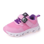 sepatu anak LED/ COMPASS Shoes - Pink