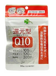 Kurashiryutsu 還原型輔酶 Q10（90 片）每日 3 片 x 30 天用量