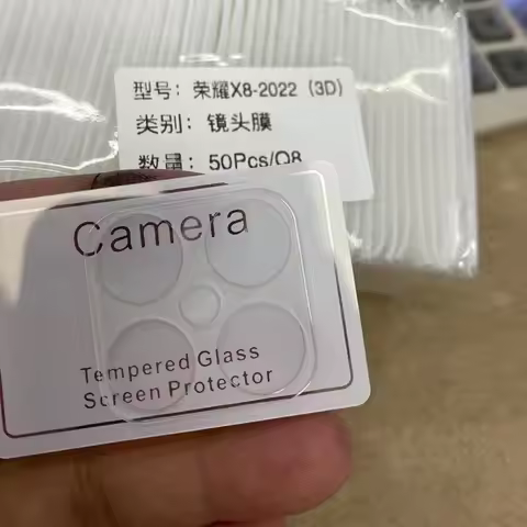 3D Camera Lens For Honor X8 Tempered Glass Protective ON HonorX8 X 8 TFY-LX1, TFY-LX2, TFY-LX3 Back 