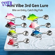 YVE Spinnerbait Lure, 5pcs Pack Sinking Design Fishing Lure, Durable Weight 5-15g Color Random Metal