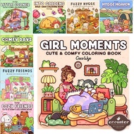 Little Corner Coloring Book Relaxation Spooky Cutie Graffiti Painting Book Creative Festival Colouri
