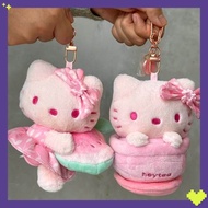 HelloKitty X HEYTEA Limited Edition Joint Design Collectible Pendant, Keychain, and Wallet
