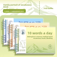 MINGZHUO | Ebbinghaus Forgetting Curve Memory English Word Book