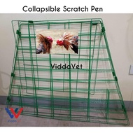 Collapsible bird Chicken scratch pen kasabong gamefowl 8lines