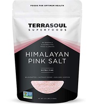 Terrasoul Superfoods Himalayan Pink Salt, 2.5 Lbs - Extra Fine  Trace Minerals