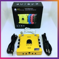 Sound card K10 tiếng Anh 2020 (XOX K10 10th Jubilee) Sound Card thu âm✔️Phiên Bản Mới