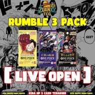 RUMBLE 3 PACK ONE PIECE CARD GAME