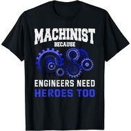 MachinisT-Shirt Funny Cnc Operator Joke Quote Machinist Gift T-Shirt