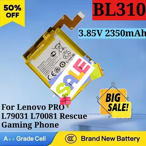 3.85V 2350mAh New BL310/BL312 Battery for Lenovo PRO L79031 L70081 Rescue Gaming Phone High Quality 
