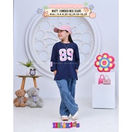 KATUN One set of Ballerina Cappuccino89 jeans for girls aged 4 to 13 years old cotton / Latest ziela