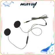 MURRAY ​​Motorcycle Helmet Audio​​, ​​Racing Hat Headset for Hands-Complimentary Calls​​ ​​3.5mm Wir