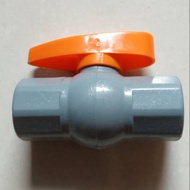 Ball valve 1/ 2" water stop valve pvc ball valve/ 1/ 2 inch stop valve