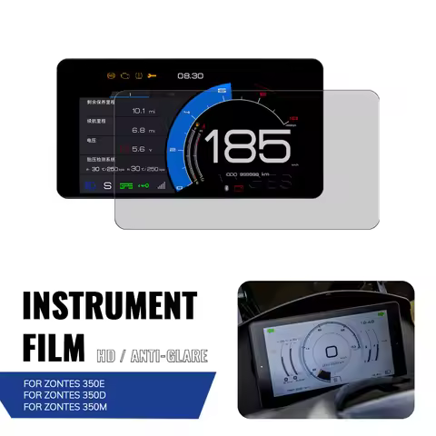 For ZONTES 350E 350D 350M M350 D350 E350 Motorcycle TFT Display Protection Film Screen Protector Ins