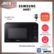 Samsung 28L Convection Microwave Oven with Slim Fry Black | MC28A5135KK/SM (Ketuhar Gelombang Mikro)