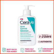 แท้💯%Cerave 2% Salicylic Acid CeraVe Face Wash Acne Treatment cleansers 237ml โฟมล้างหน้ารักษาสิว ผิวมัน