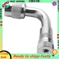 90 Degree Angle Car Motorcycle Bike Tyre Valve Tube Extension Adapter