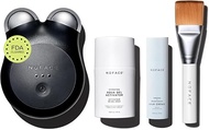 NuFACE MINI+ Microcurrent Facial Device Kit - FDA Cleared Face Sculpting & Skin Tightening Device to