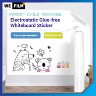 Static Cling Whiteboard Wall Sticker Removable Wall Safe Kids Doodle Board Dry Erase For Home Office