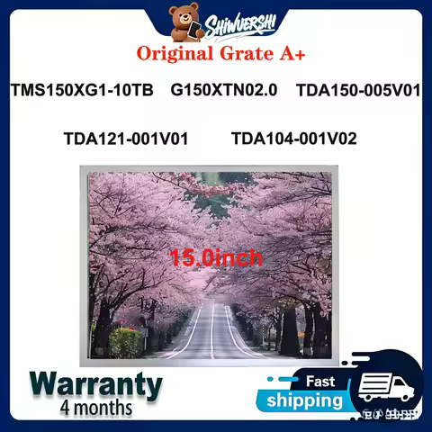 Original New A+15.0" Lcd Screen TMS150XG1 10TB G150XTN02.0 TDA150-005V01 TDA121-001V01 TDA104-001V02
