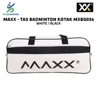 New! Maxx MXBG 034 Badminton Box Bag Maxx MXBG034 White Black Bag