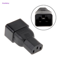 Doublebuy IEC 320 C20 3-Pin Male To C13 3-Pin Female Plug Power Supply Converter Adapter