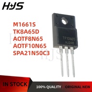 10pcs and Quality SPA21N50C3 M1661S AOTF8N65 AOTF10N65 TK8A65D 21N50C3 TO-220F TF8N65 TF10N65 K8A65D