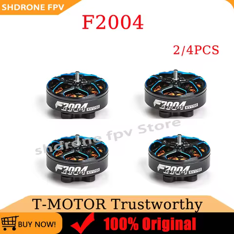 T-Motor F2004 2004 1700KV 6S / 3000KV 4-5S Brushless Motor 1.5mm Shaft Long Range for Drone FPV Raci