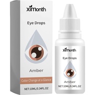 Ximonth Eye Color Changing Drops  Fancy Drops Eye Color Changer White Eye Drops, Spectrum-Adapting Eye Drops, Fancy Drops Color Changer Relieves Redness &amp; Calms Irritation 10ml