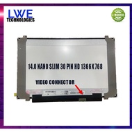 14.0 NANO SLIM 30 PIN HD 1366X768 UP DOWN SCREW NT140WHM-N44 N140BGA-EA4 LAPTOP SCREEN