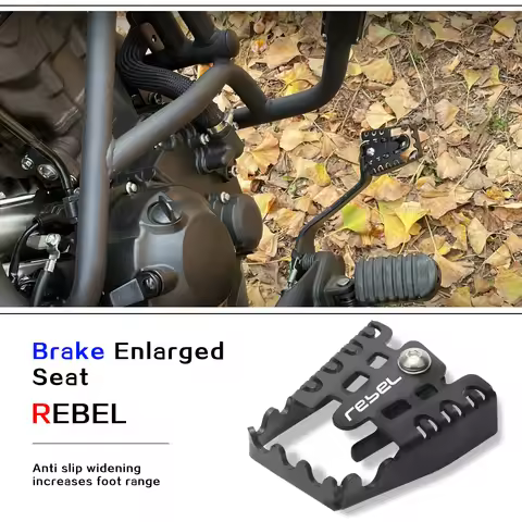 For Honda Rebel CMX 500 300 Rebel500 Rebel300 CMX500 Motorcycle Rear Foot Brake Lever Pedal Enlarge 