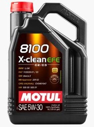 Motul 8100 X-clean EFE 5W30 5L 100% 全合成機油/偈油/潤滑油 (平行進口)
