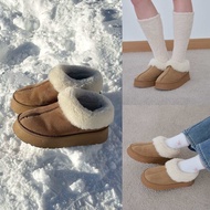 umore.made 🥯 choux cream wool boots รองเท้าบูทข้อสั้น พื้นหนา ด้านในนุ่มอุ่น