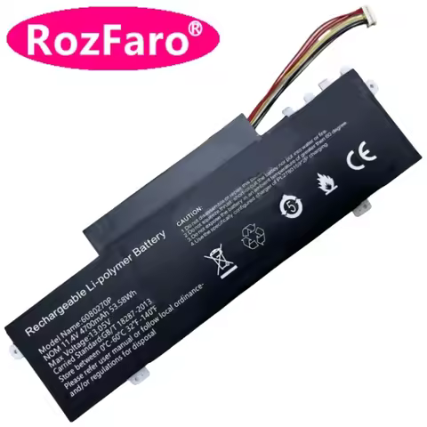 RozFaro For Chuwi AeroBook Plus CWI530 CWI580 TY-486785-3S 6080270P Laptop Battery 11.4V 53.58Wh For
