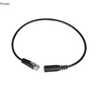 Huan Headset Buddy 3.5mm Smartphone Headset To RJ9 Phone Adapter Cable Useful Jack