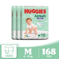 HUGGIES AirSoft Pants Diapers M 46s (4 Packs)