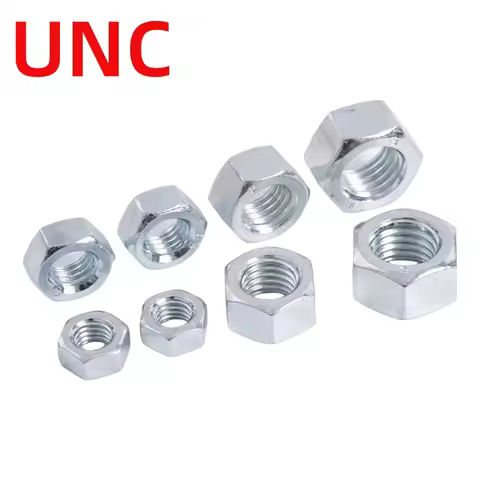 UNC 5#-40 6#-32 8#-32 10#-24 1/4 5/16 UK US Standard Coarse Fine Thread Hex Nut Hexagon Nut